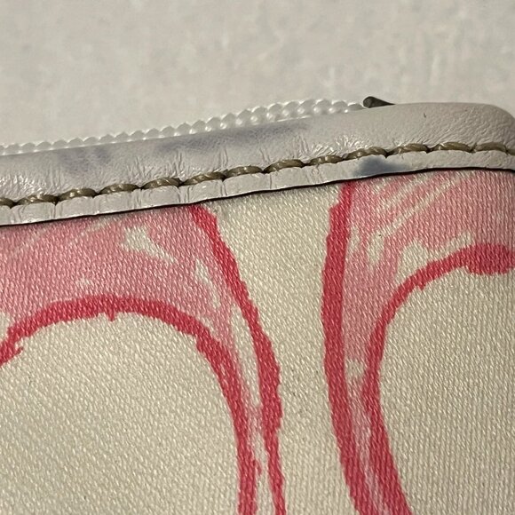 NWT COACH Hampton Scribble Wristlet Multicolor Pastel 'C' Logo 8" - Picture 4 of 11